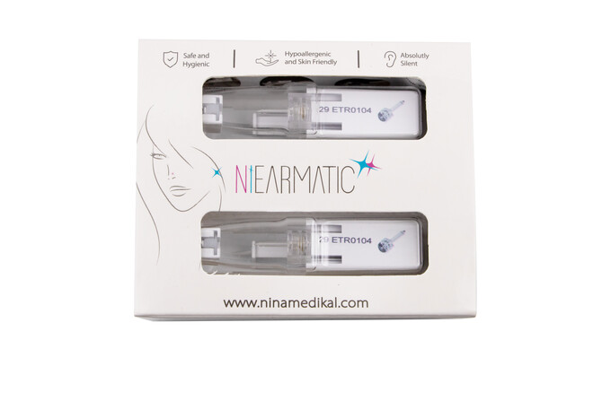 Niearmatic Medical Plastik Birthstar Crystal Regular Kulak Delme Küpesi 4mm - Thumbnail