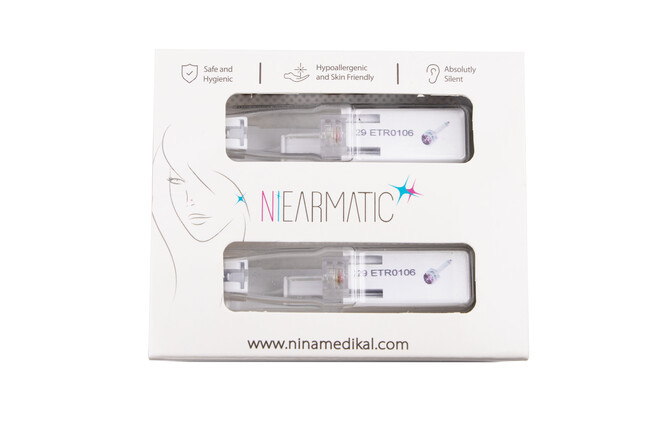 Niearmatic Medical Plastik Birthstar Light Rose Regular Kulak Delme Küpesi 4mm - Thumbnail