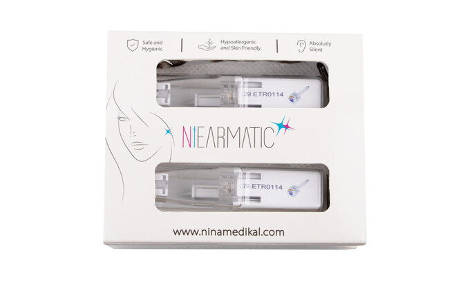 Niearmatic Medical Plastik Birthstar Rock Crystal Regular Kulak Delme Küpesi 4mm - Thumbnail