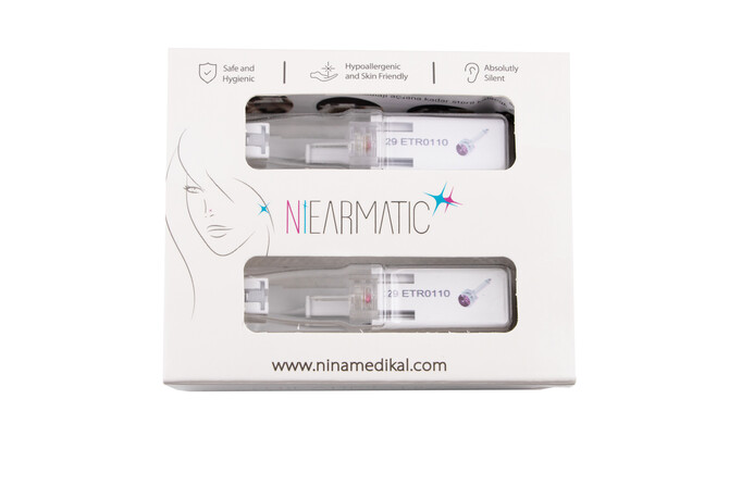 Niearmatic Medical Plastik Birthstar Rose Regular Kulak Delme Küpesi 4mm - Thumbnail