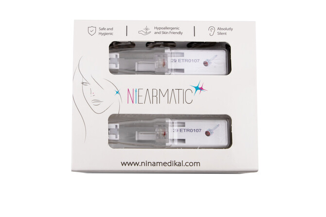 Niearmatic Medical Plastik Birthstar Ruby Regular Kulak Delme Küpesi 4mm - Thumbnail